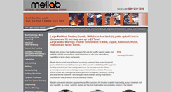 Desktop Screenshot of metlabheattreat.com